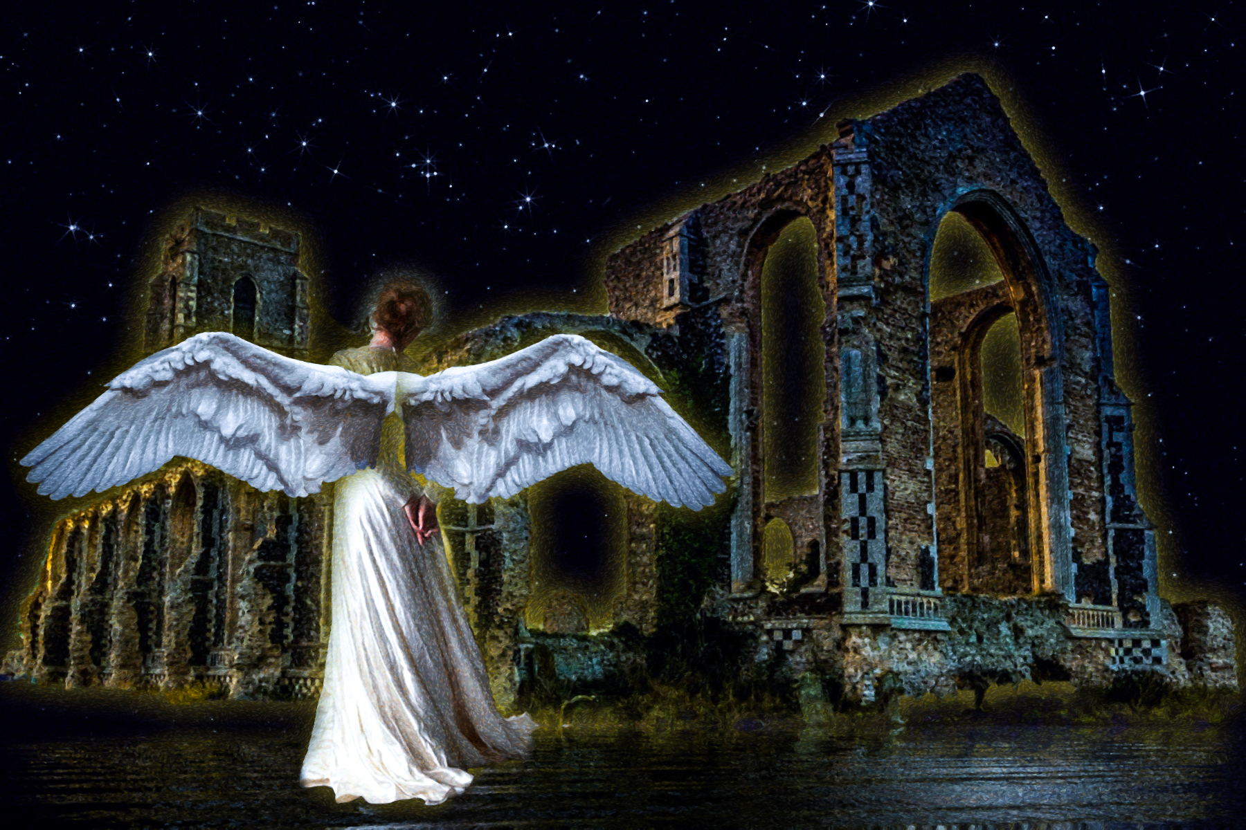 The Angel Of Church Ruins